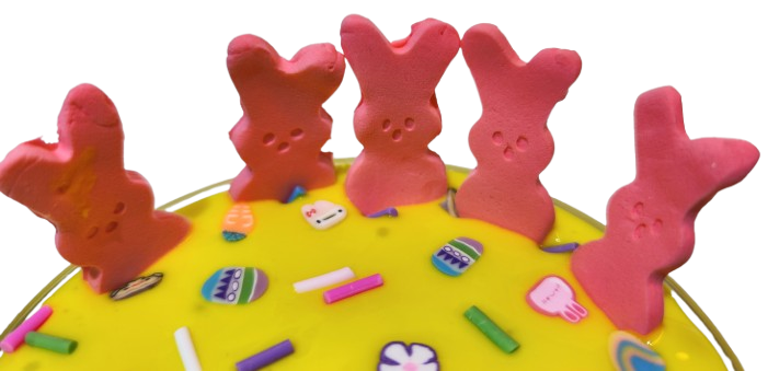 < Spring Bunny Peeps - Yellow Slime >